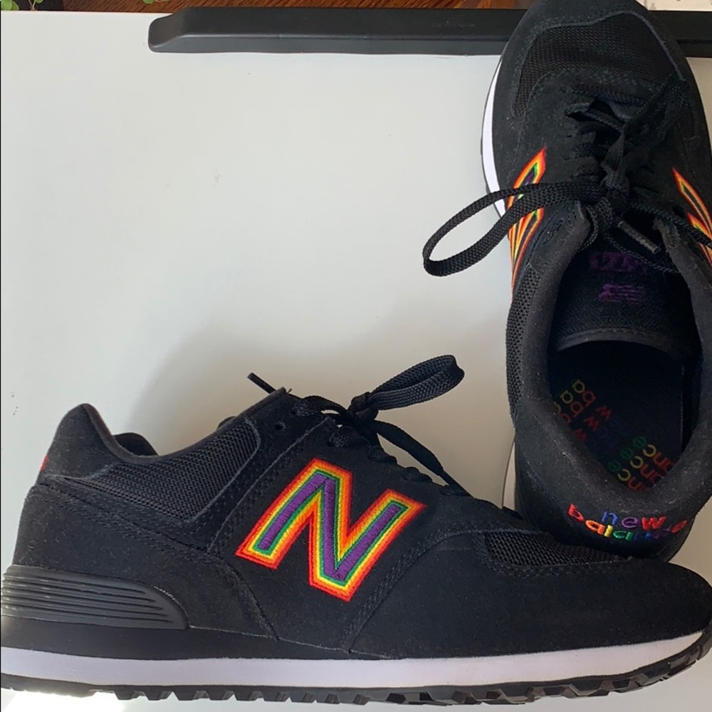 New Balance 574 pride pack sneakers